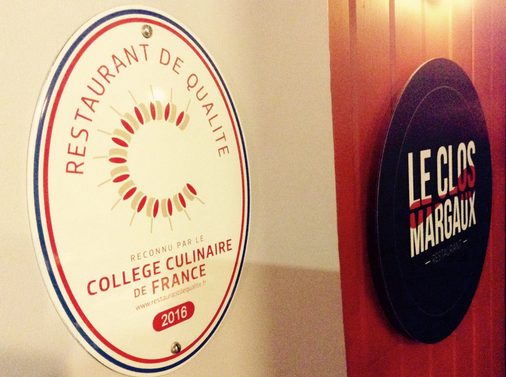 LE CLOS MARGAUX - Collège Culinaire de France